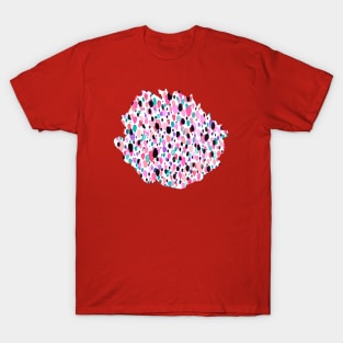 Speckled Lightheart Texture Pink T-Shirt